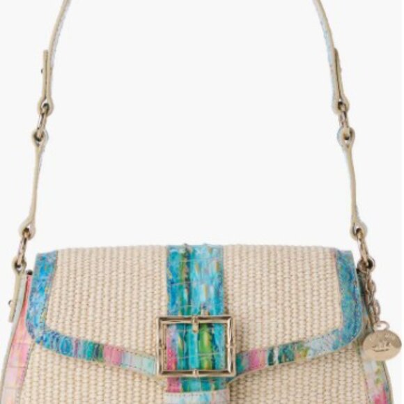SOLD OUT! Brahmin Nerida Shoulder Bag - Beautiful turquoise! - Picture 3 of 5